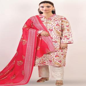 ETHNIC Khaadi 3 Piece Suit - Premium Pakistani Fabric